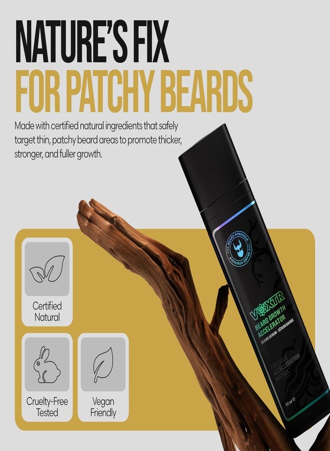 ذا بيرد سترجل سيروم فوكستر لنمو اللحية مع مصفوفة تسريع نمو بصيلات الشعر - سيروم اللحية، 1.69 أونصة سائلة أمريكية - Image 4